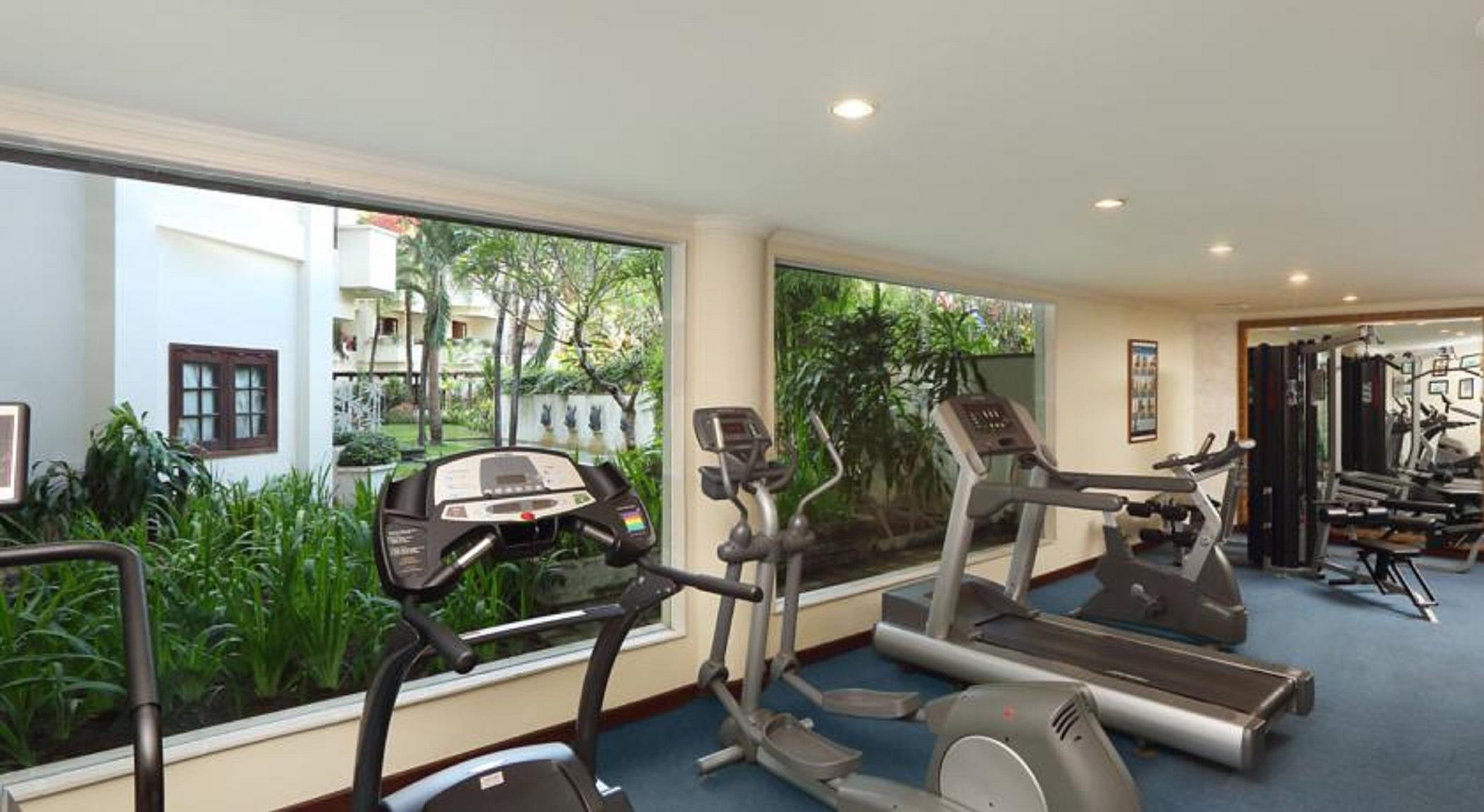 Grand Mirage Resort & Thalasso Bali Nusa Dua  Dış mekan fotoğraf The gym at the hotel