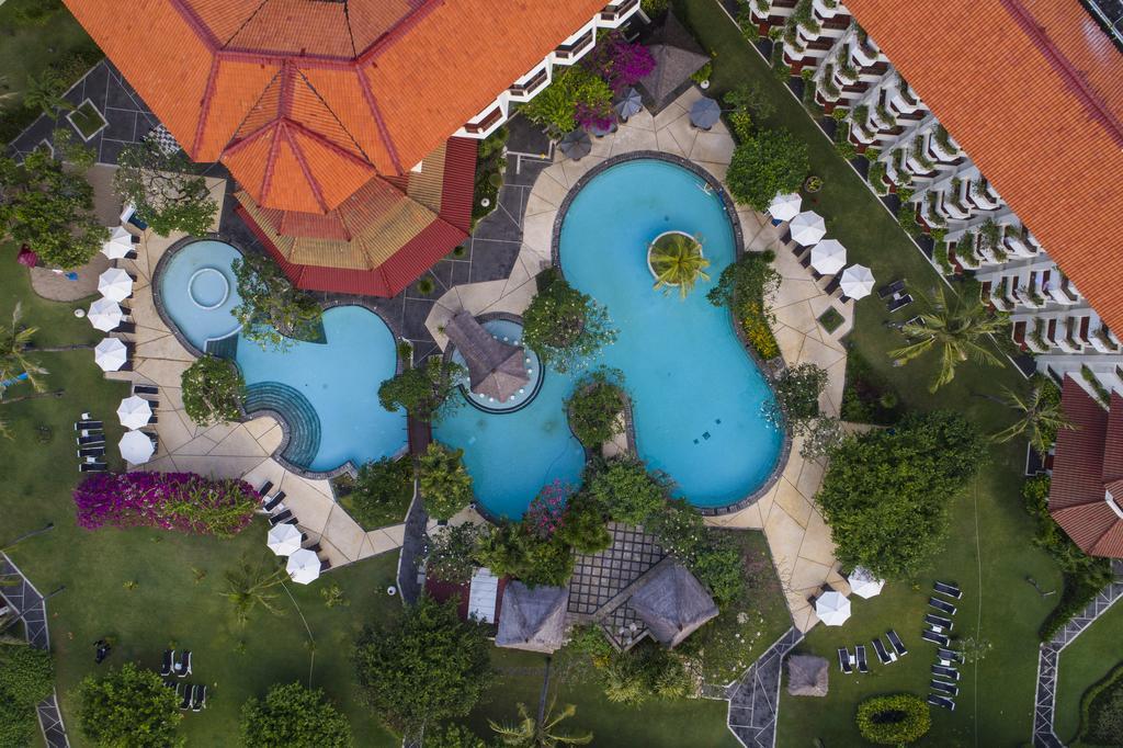 Grand Mirage Resort & Thalasso Bali Nusa Dua  Dış mekan fotoğraf Aerial view of the resort